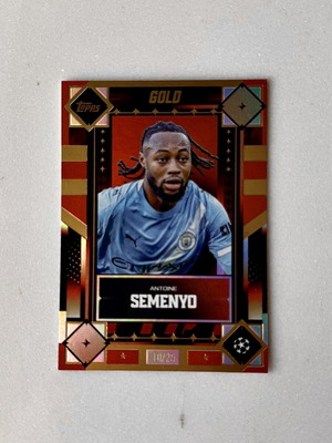 Topps Gold UCC Antoine Semenyo numbered /25 card