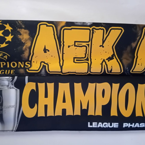 AEK Athens Champions League 2026-2027 collectible scarf