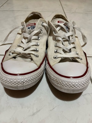 All stars παπούτσια λευκά μεταχειρισμένα, νούμερο 41,5