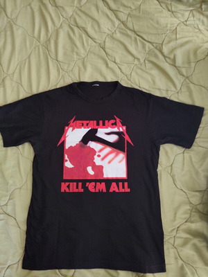 Metallica Kill 'Em All T-shirt like new, size S/M, black