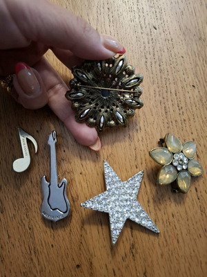 Pins set all together