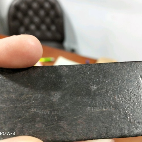 Butcher knife very old with stamps antique