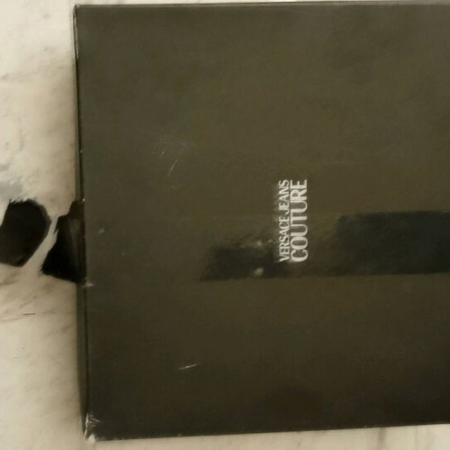 Μποτάκια Versace μαύρα καινούργια με κορδόνια