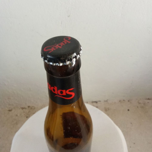 Judas Belgian collectible beer bottle