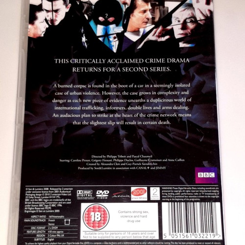 Spiral Engrenages DVD used, crime series with English subtitles