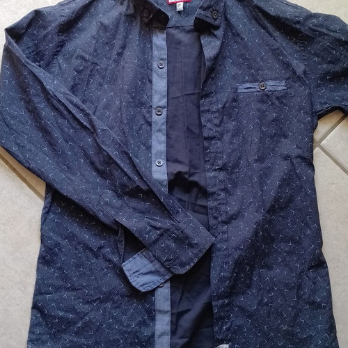 Boys' clothing set used, 2 t-shirts and 1 shirt size 152 cm