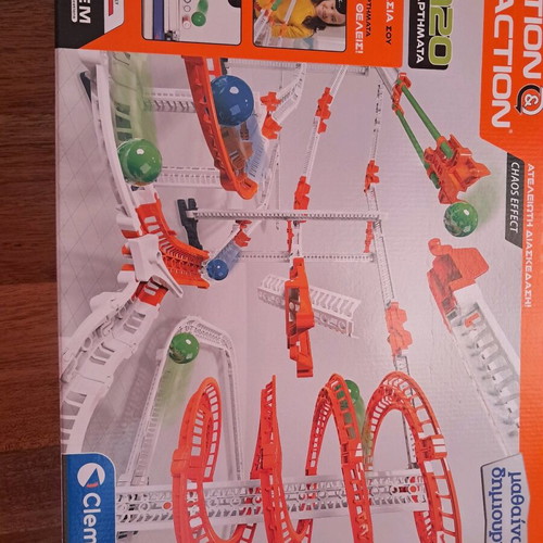 Action and Reaction marble track building game like new