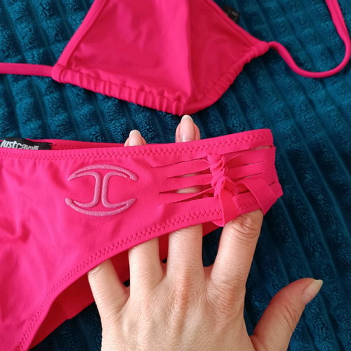 Just Cavalli bikini used, size M/L, fuchsia