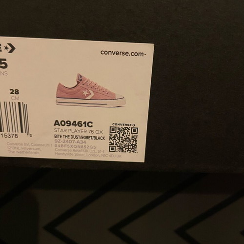 Converse All Star Suede grey pink new, size 44