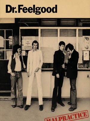 Dr Feelgood Malpractice poster, 32×23cm framed