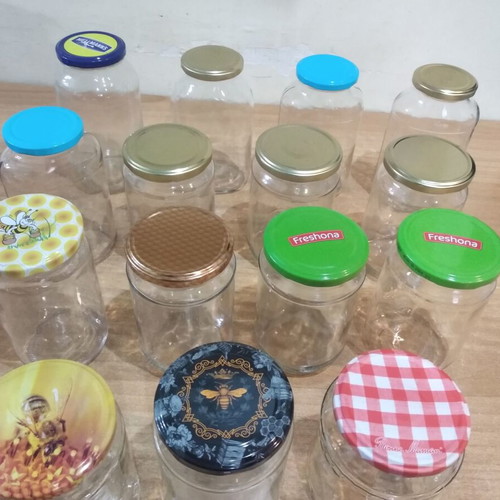 15 glass jars 720ml