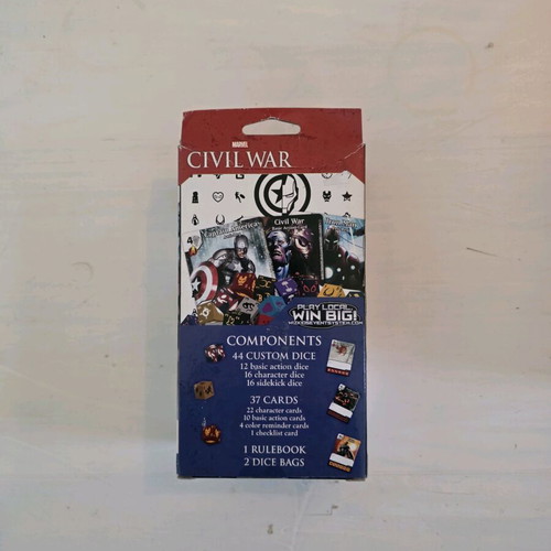 Marvel Dice Masters: Civil War board game like new