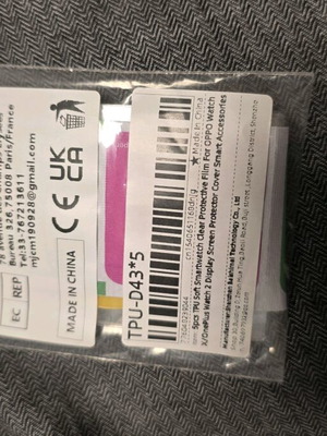 Glass Protector for OnePlus Watch 2 new