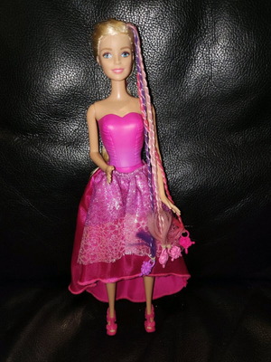 Barbie Princess doll with long hair used