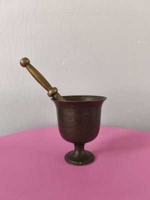 Bronze mortar used, large