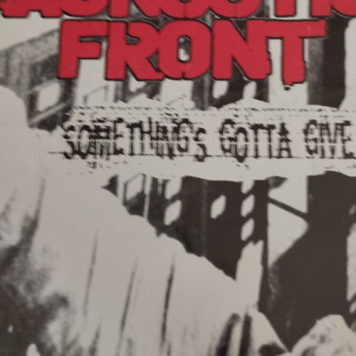 Agnostic Front Something's Gotta Give promo αφίσα μεταχειρισμένη