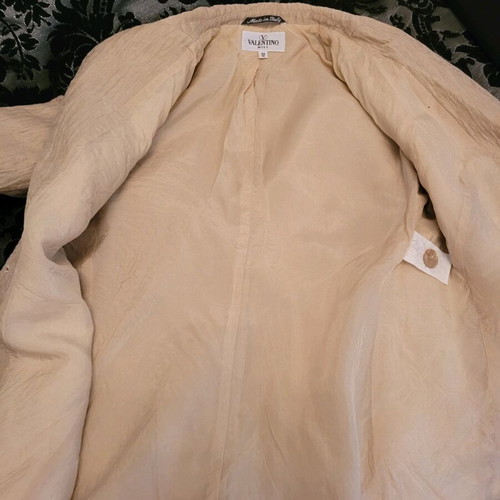 Valentino women's blazer used, cream, size small