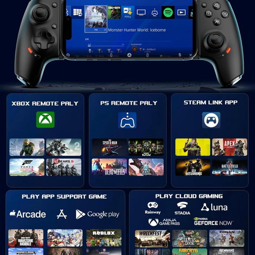 arVin Mobile Gaming Controller USB-C for Android and iPhone