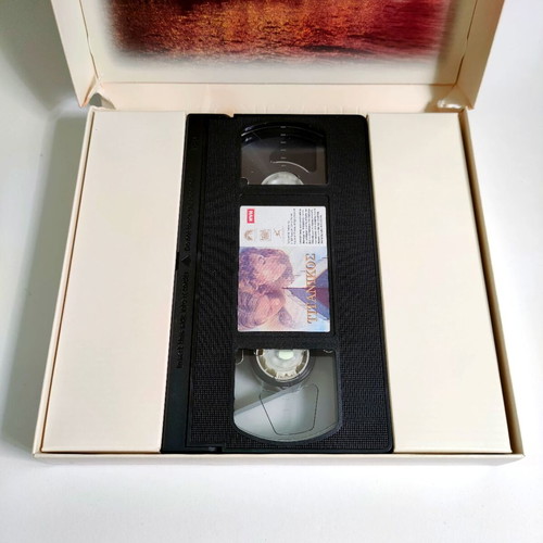 Titanic VHS tape used, rare collectible edition with subtitles