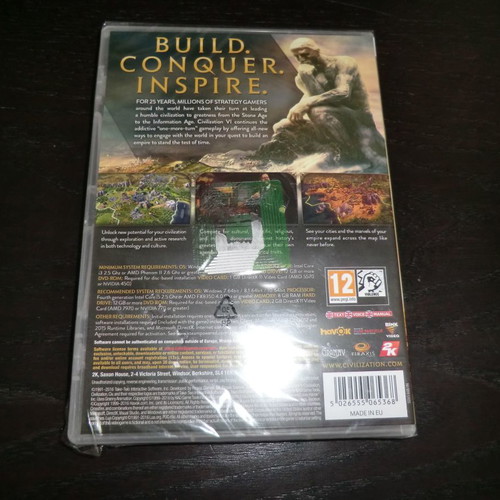 Sid Meiers Civilization VI PC DVD new sealed