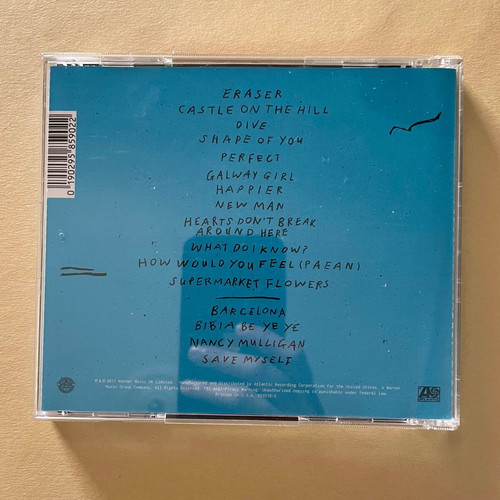 Ed Sheeran Divide Deluxe CD like new
