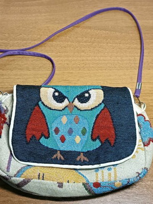 Owl crossbody bag used