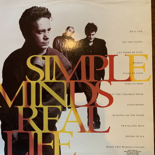 Simple Minds Real Life vinyl LP album like new