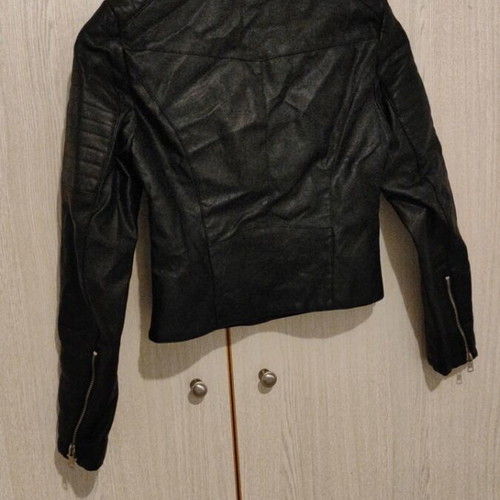 Leather black jacket Shein XS used