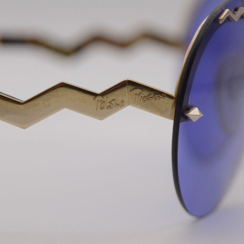 Paloma Picasso Sunglasses Mod 3716 40 Purple Gold Optyl New