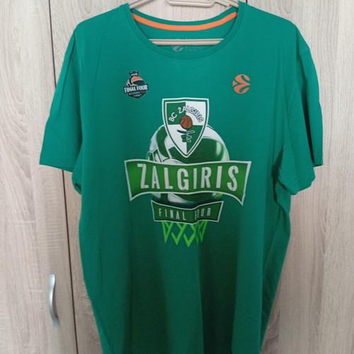 Zalgiris F4 2018 Belgrade official T-shirt, size XXL