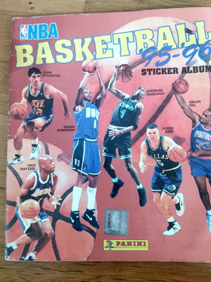 NBA Basketball 1995-1996 Panini album μεταχειρισμένο