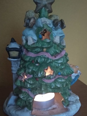 Χριστουγεννιάτικο επιτραπέζιο διακοσμητικό ύψους 18cm