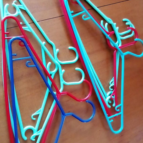 Hangers used, pack of eight