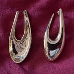 Zara earrings gold-colored