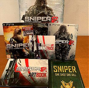 PS3 Playstation 3 Sniper Ghost Warrior 1+2 Συλλεκτικη με Steelbook Αριστο!