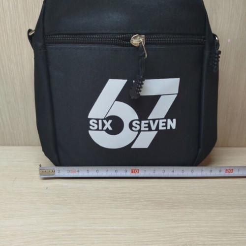 Men's bag 67 black new youthful with logo