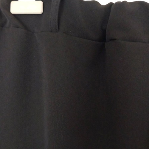 Black skirt with front slit like new, size M