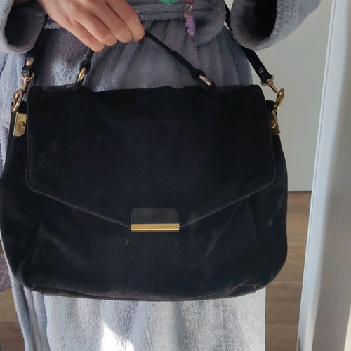 NAF NAF leather black crossbody bag used, good condition