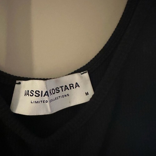 Vassia Kostara bodysuit size M like new, black