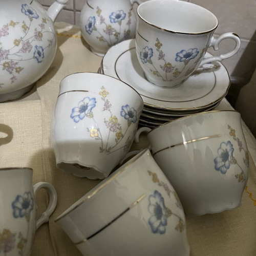 EPIAG D.F. tea set Czechoslovak porcelain like new