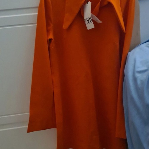 Zara dress orange new
