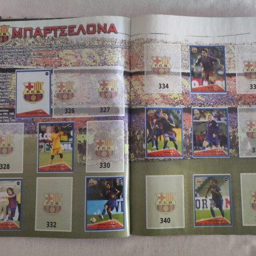 Europe Champions 2006/07 sticker album used