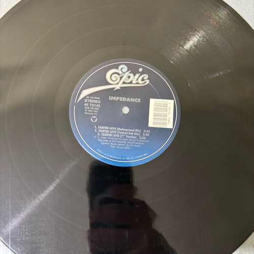 Impedance vinyl used, electronic genre, 1989 USA edition