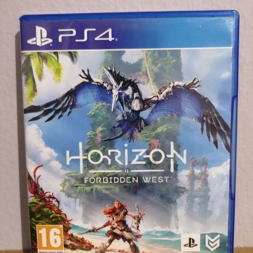 Horizon Forbidden West PS4 promo display case used, no game
