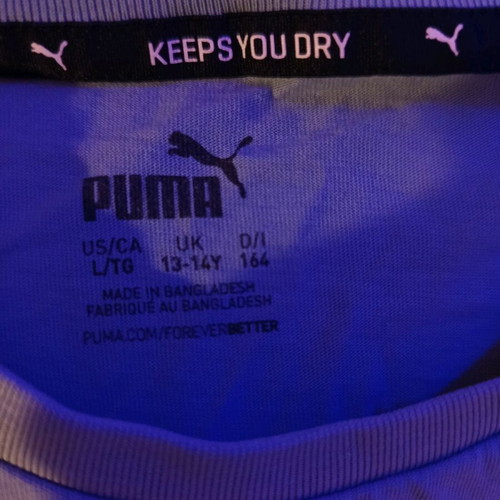 Puma turquoise T-shirt L like new