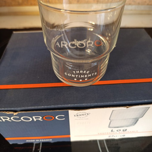 Arcoroc Log water glass set 270ml, pack of 5, new