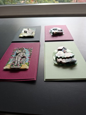 Handmade 3D greeting cards