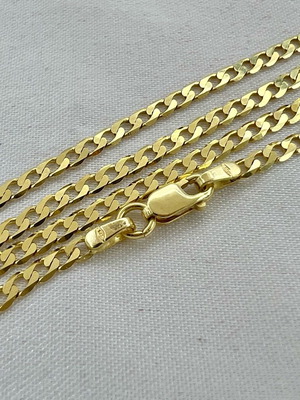 Αλυσίδα χρυσή 14 καράτια σαν καινούργια, μασίφ, 49 εκ.