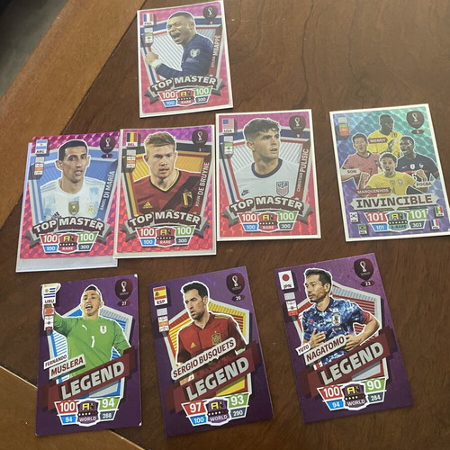 Panini FIFA World Cup Qatar 2022 κάρτες ποδοσφαίρου, σετ 10
