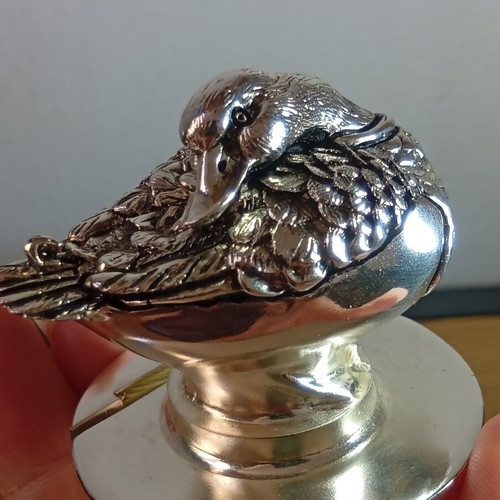 Vintage Marcello Giorgio silver 925 duck card holder